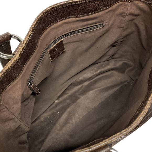 Auth Gucci Gg Beige Dark Brown Jacquard #156283G20B - Picture 6 of 11